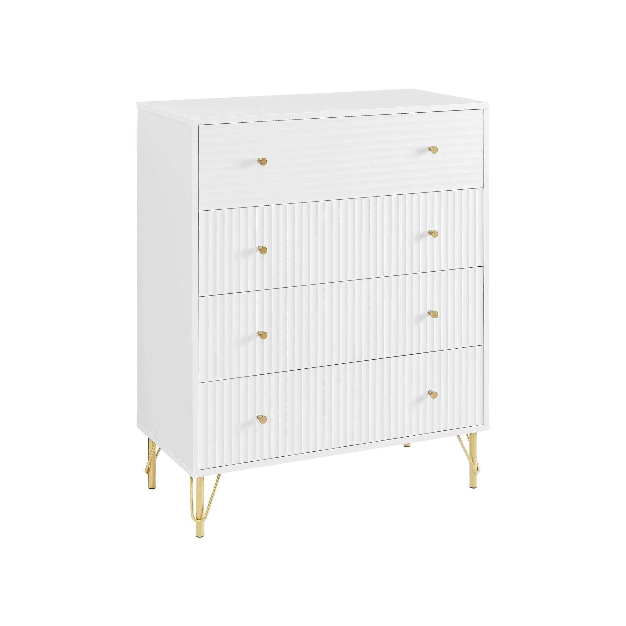 Sarantino Rocco White Chest Of Drawers
