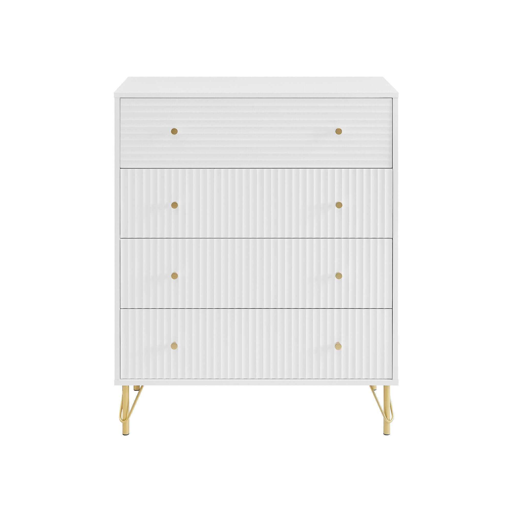 Sarantino Rocco White Chest Of Drawers
