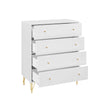 white chest of drawers