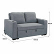 two seater sofa bed