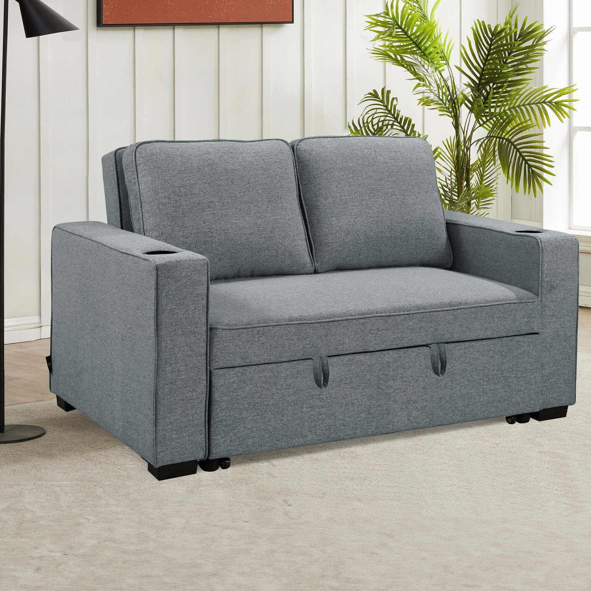 two seater sofa bed