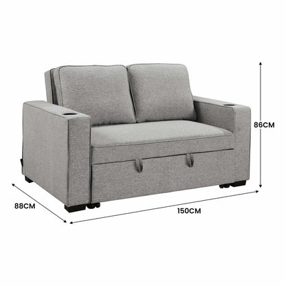 small 2 seater sofa bed