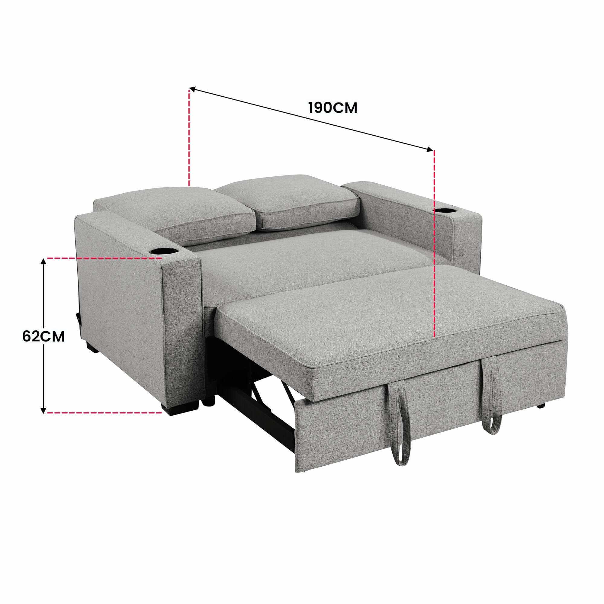 small 2 seater sofa bed