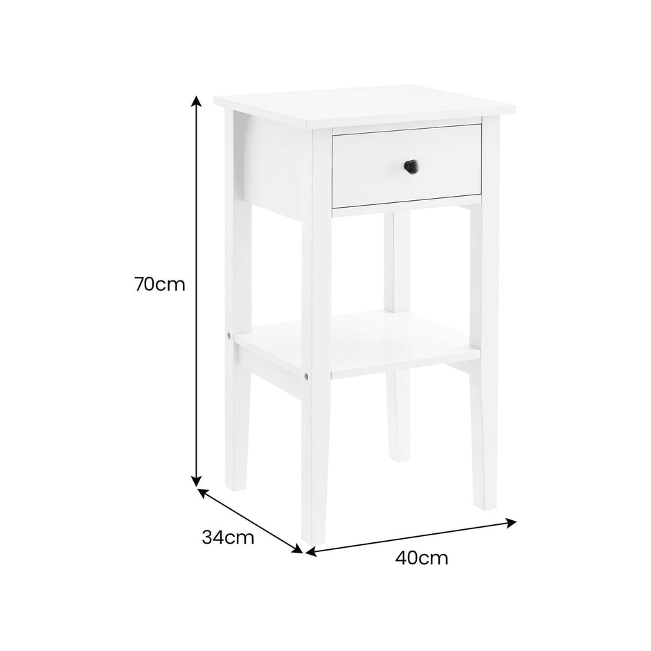 Bedside Table White australia