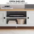 White natural Tv stand