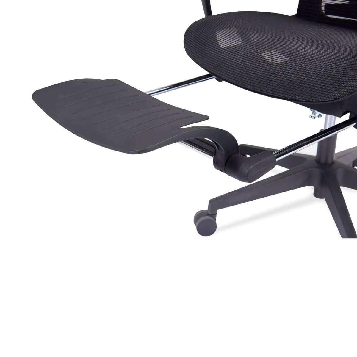 Ergonomic Mesh Chair with Back Support and Footrest