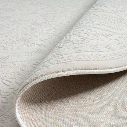 Grande Jacquard Area Rug - Ivory - 160x230