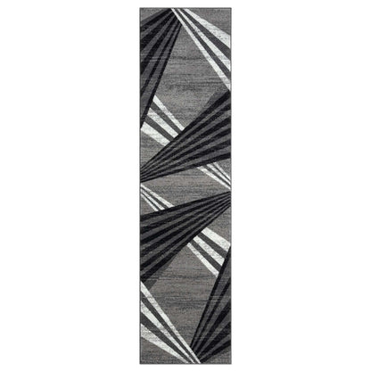 Adore Geometric Textural Rug on Discount - Grey - 200x200