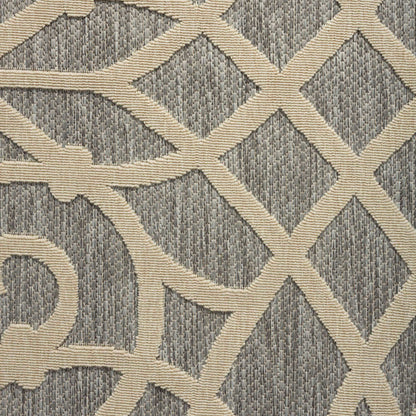 Alpha Indoor Outdoor Rug - Grey - 200x290