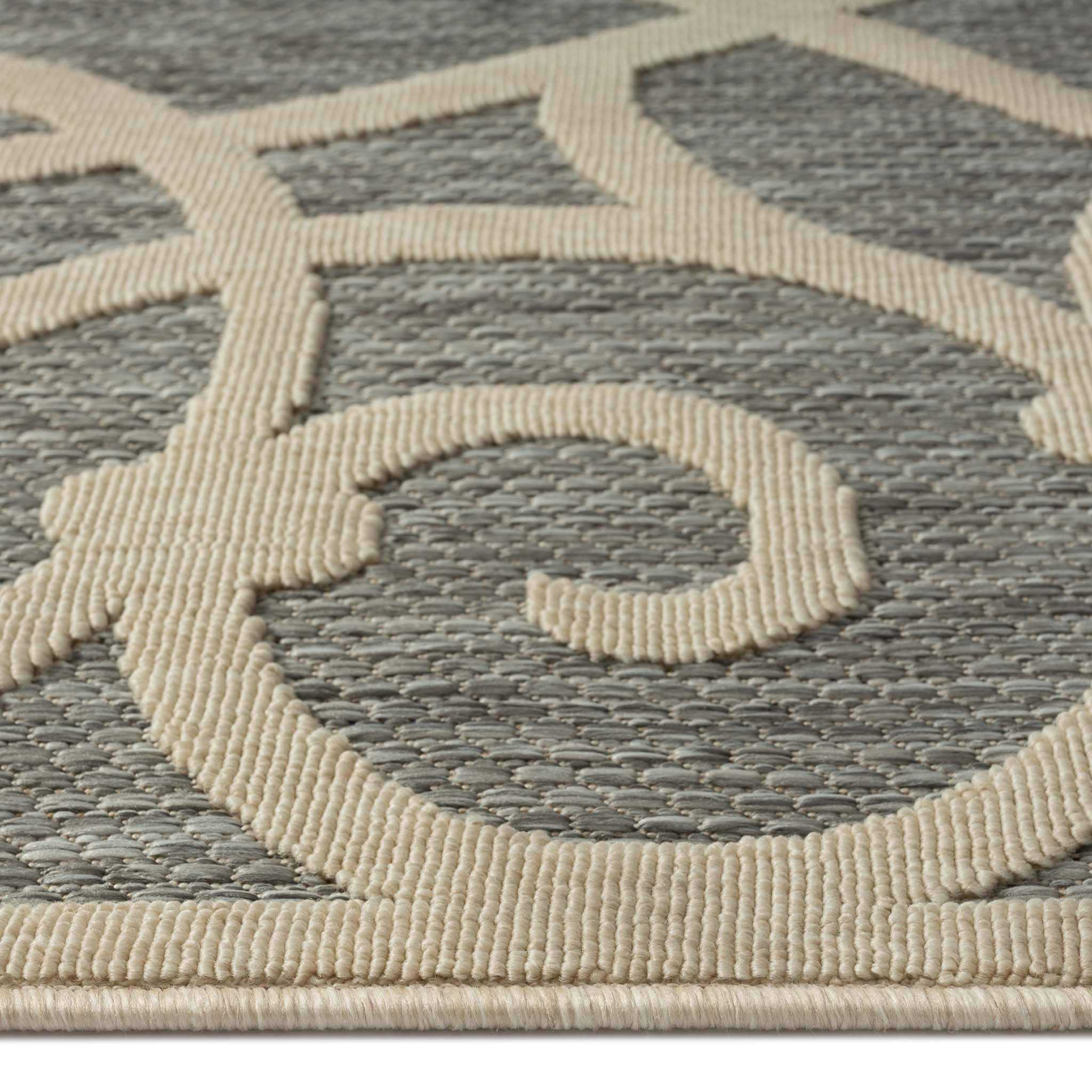 Alpha Indoor Outdoor Rug - Grey - 200x290