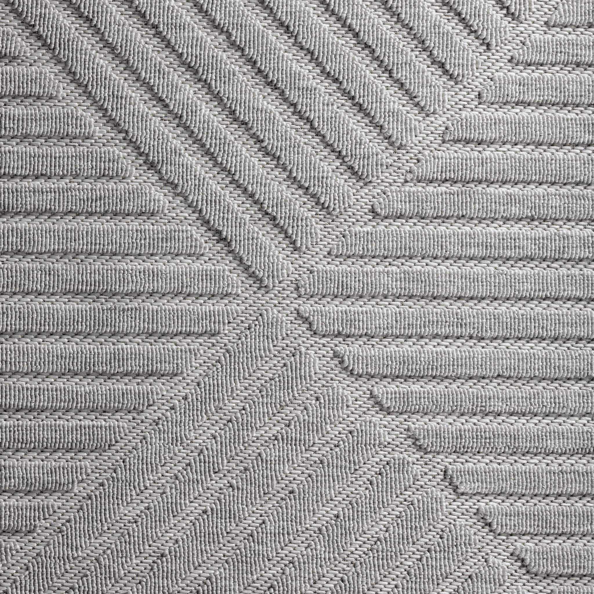 Alpha Outdoor Rug - Light Grey - 200x290