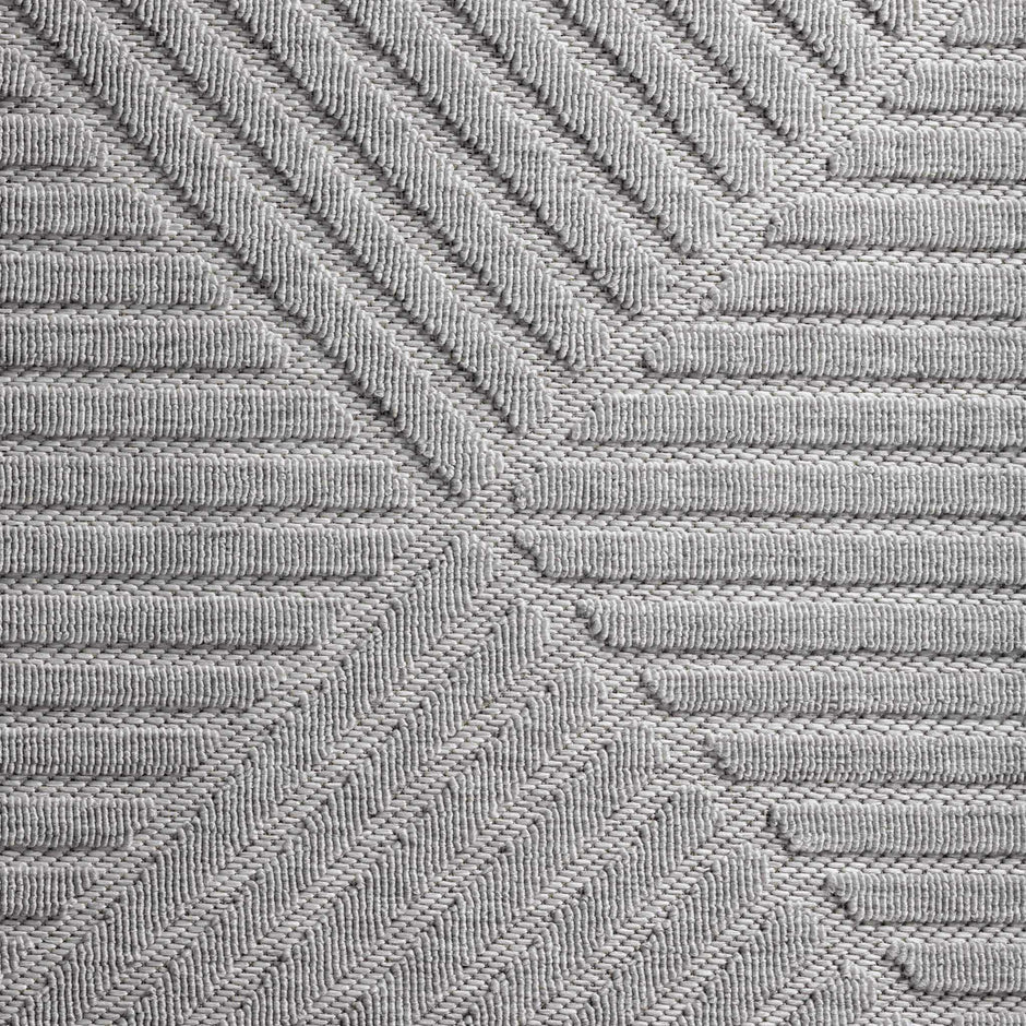 light grey outdoor rug