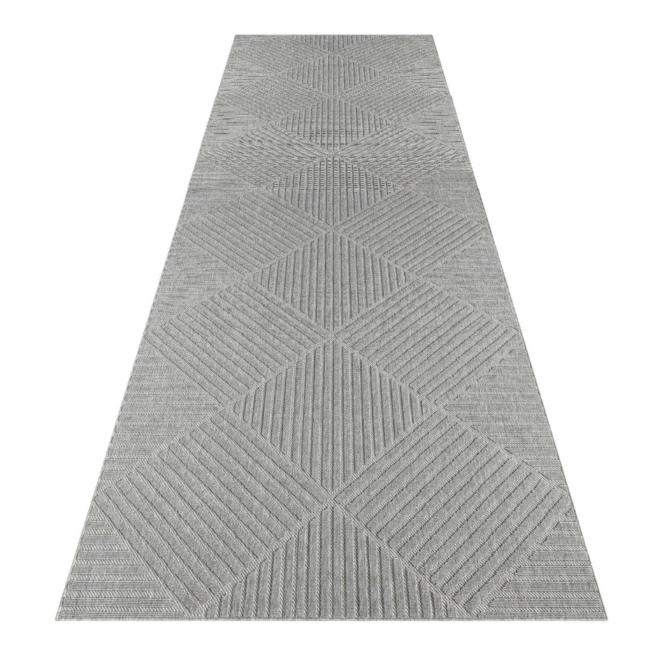 light grey outdoor rug