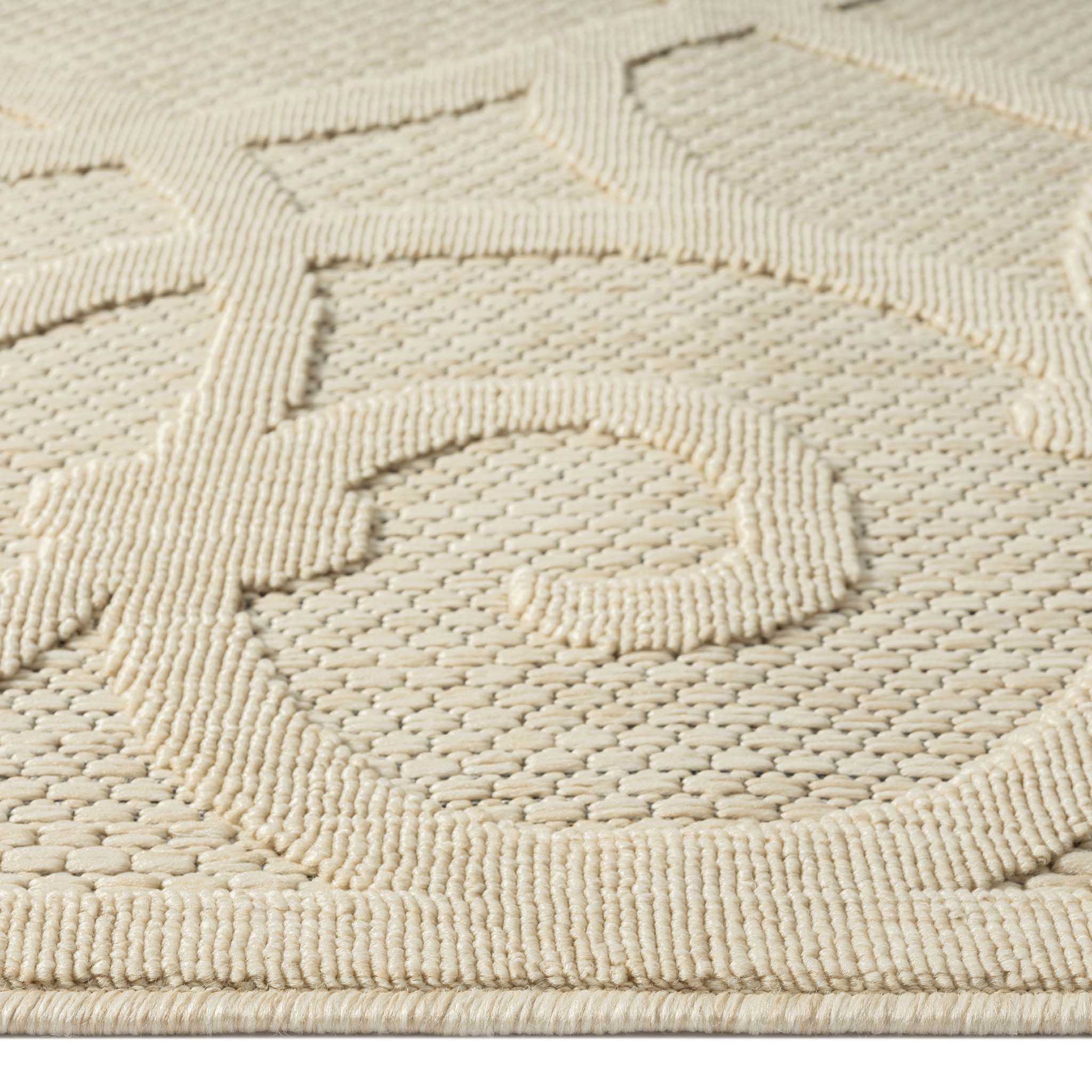 Alpha Outdoor Rug - Cream - 200x290