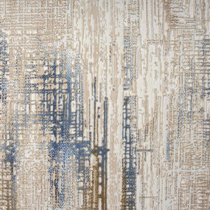 Grande Jacquard Mid Century Modern Rug - Stone - 200x290