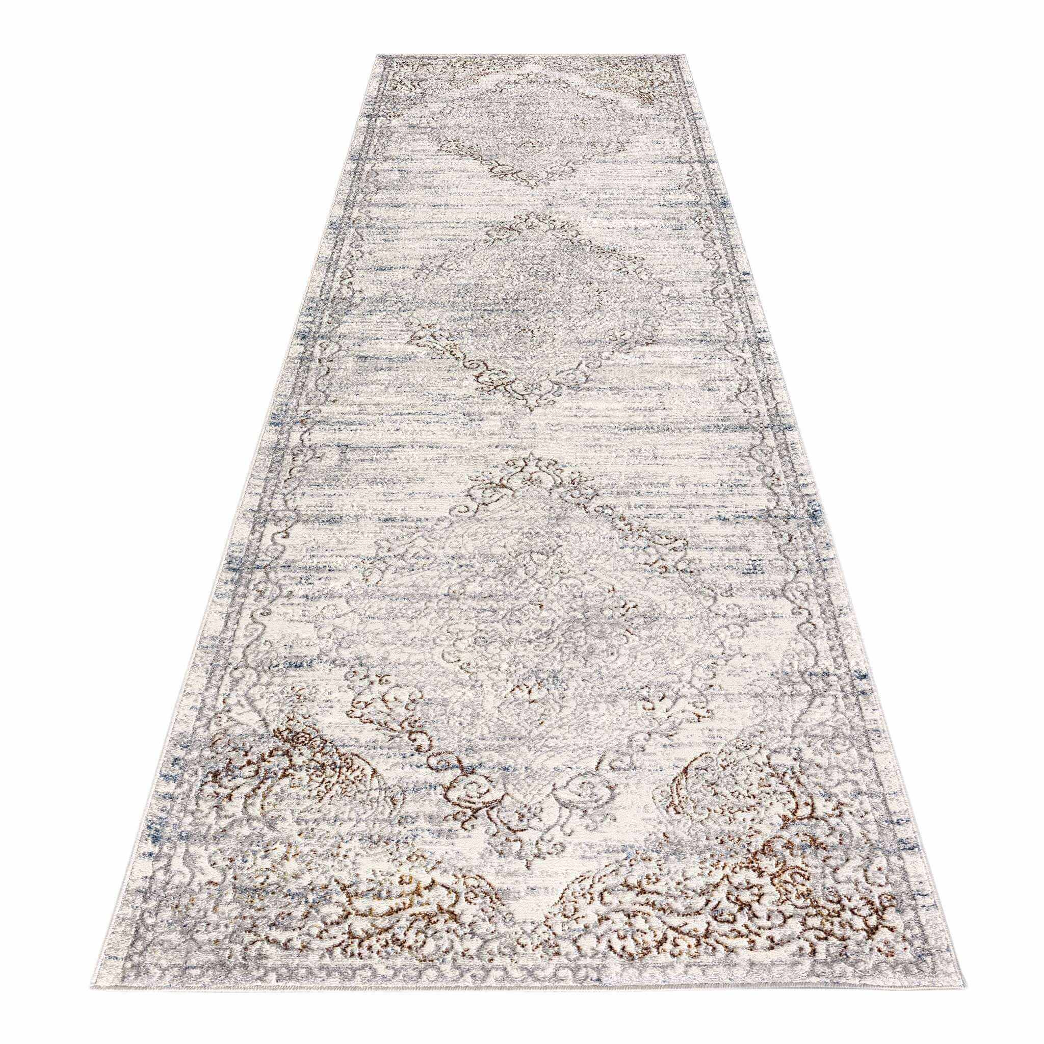 Luxe Vintage Textured Rug 200x290- Cream