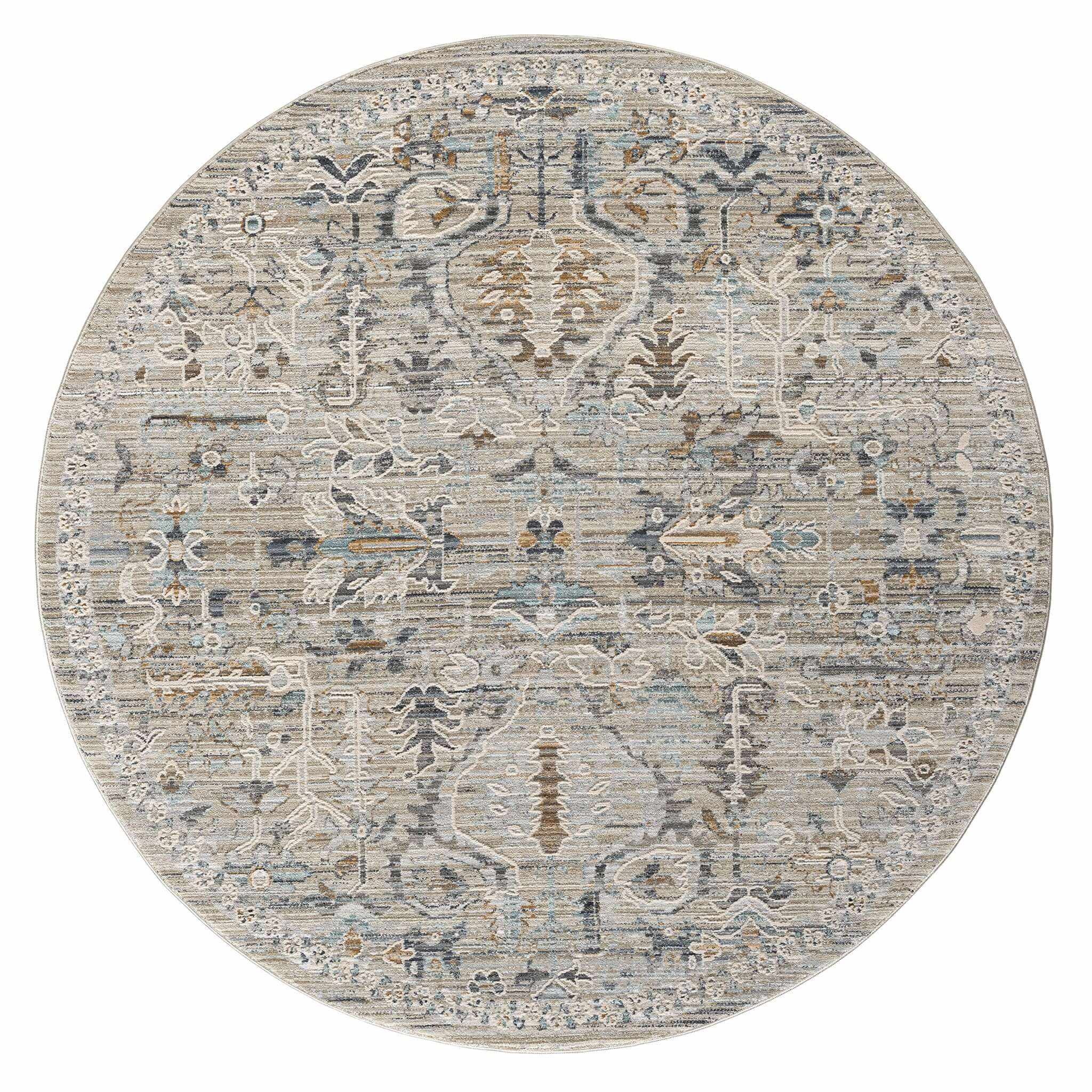 Aubre Contemporary Living Area Rug - Taupe - 200x290