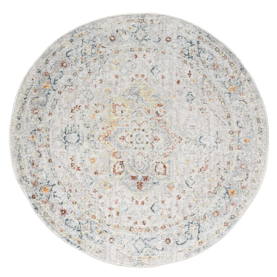 round Vintage Rug 