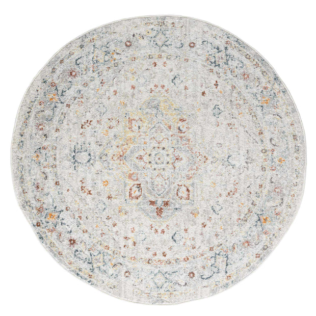 round Vintage Rug 