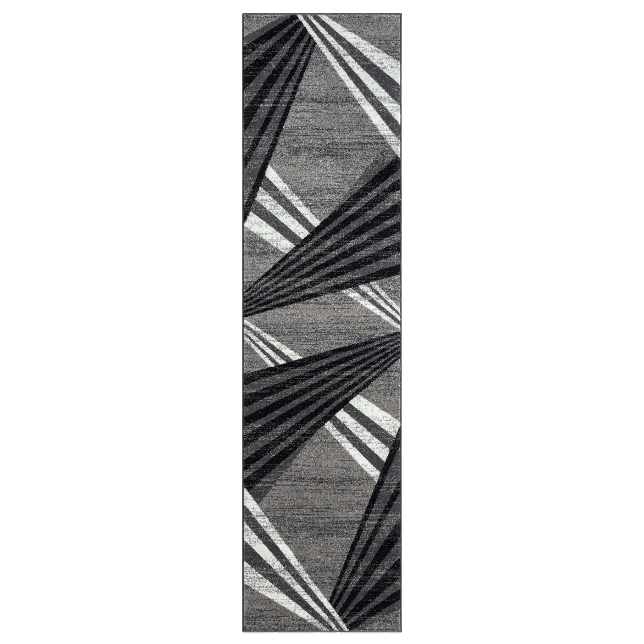 Adore Geometric Textural Luxurious Rug - Grey - 240x240