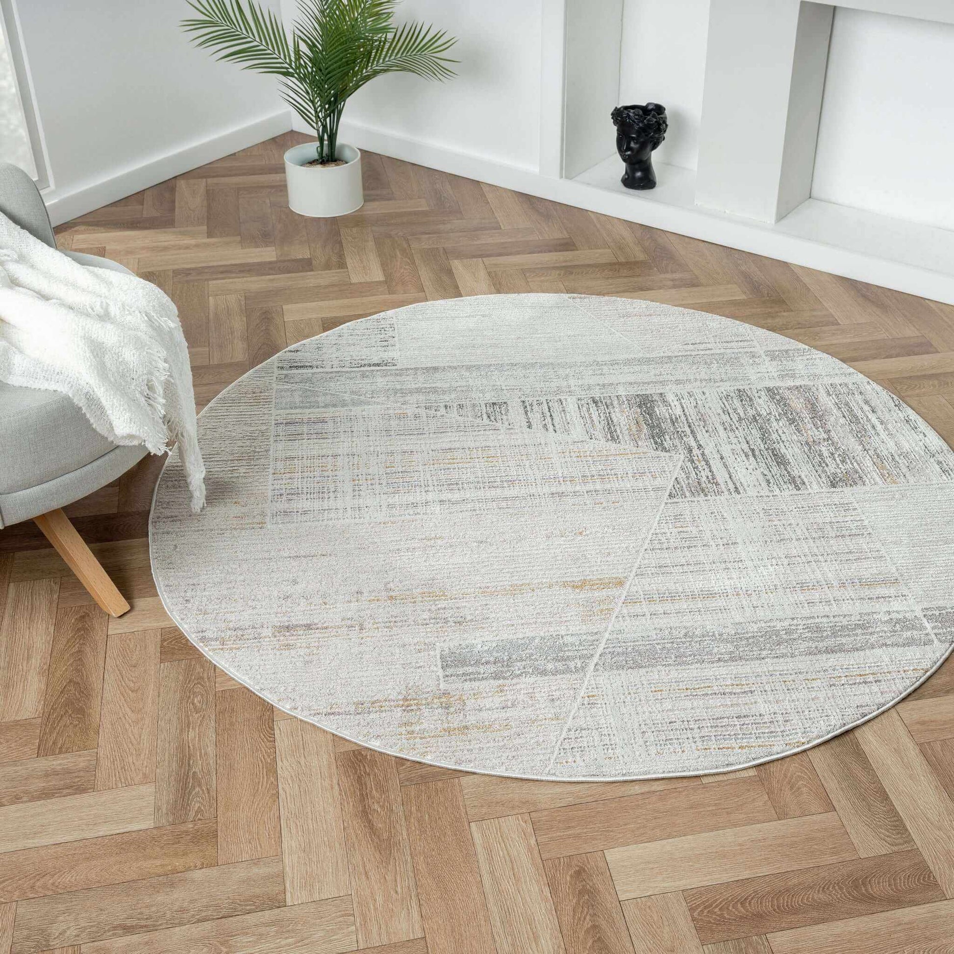 Amore Round Rug - Slate - 240x240