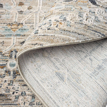 Aubre Contemporary Living Area Rug - Taupe - 240x240