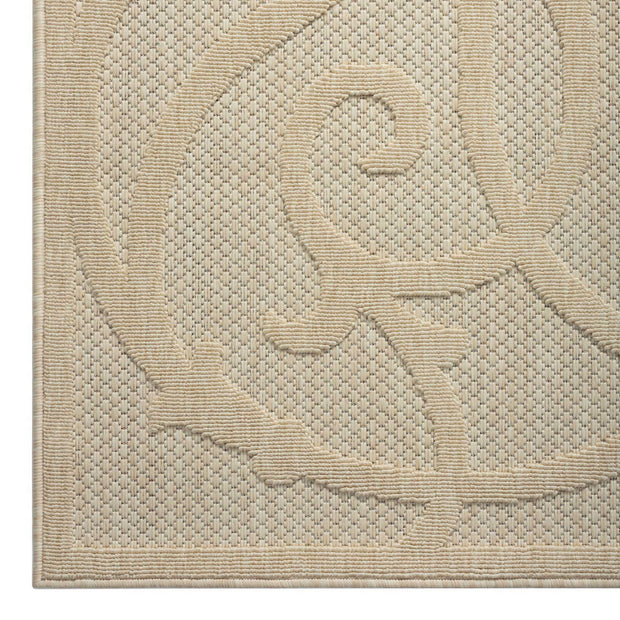 outdoor rug cream