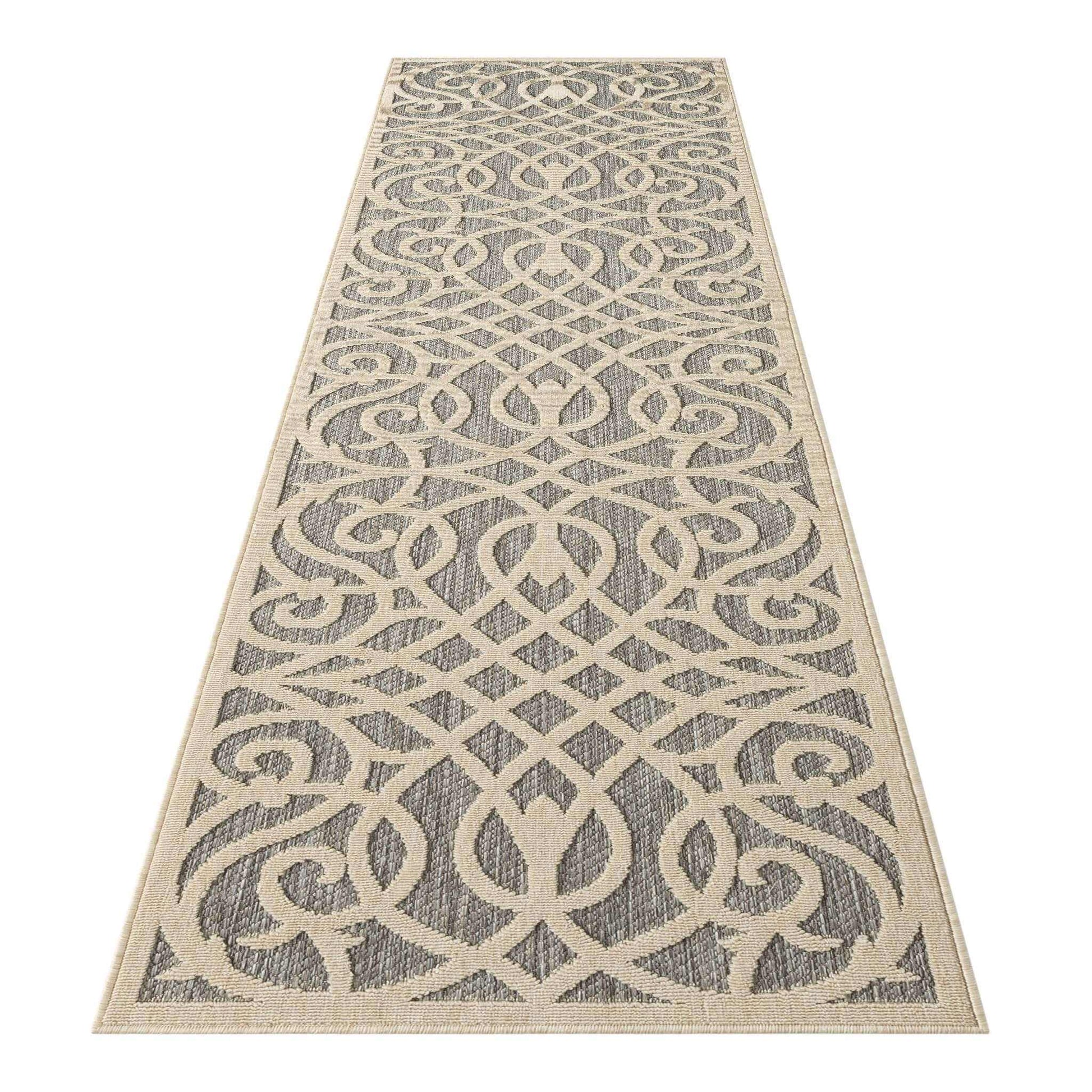 Alpha Elegant Outdoor Rug - Grey - 240x330