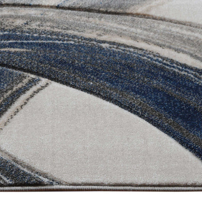 Regen Modern Mid Century Rug - Grey - 300x400