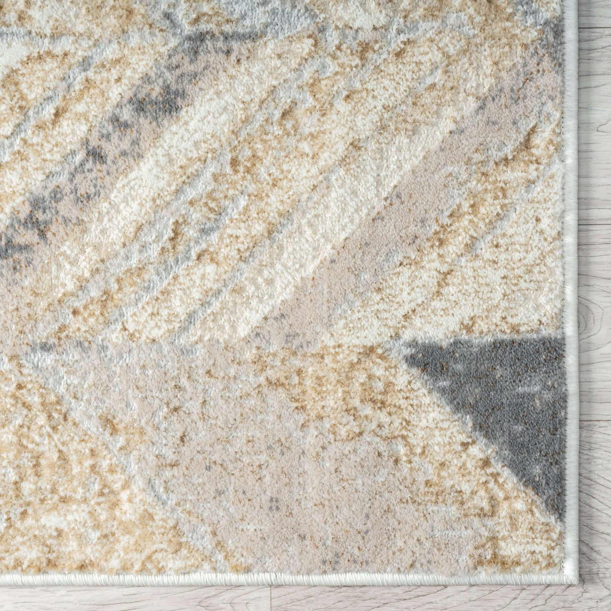 Avani Marble Durable Carpet Rug - Stone - 300x400