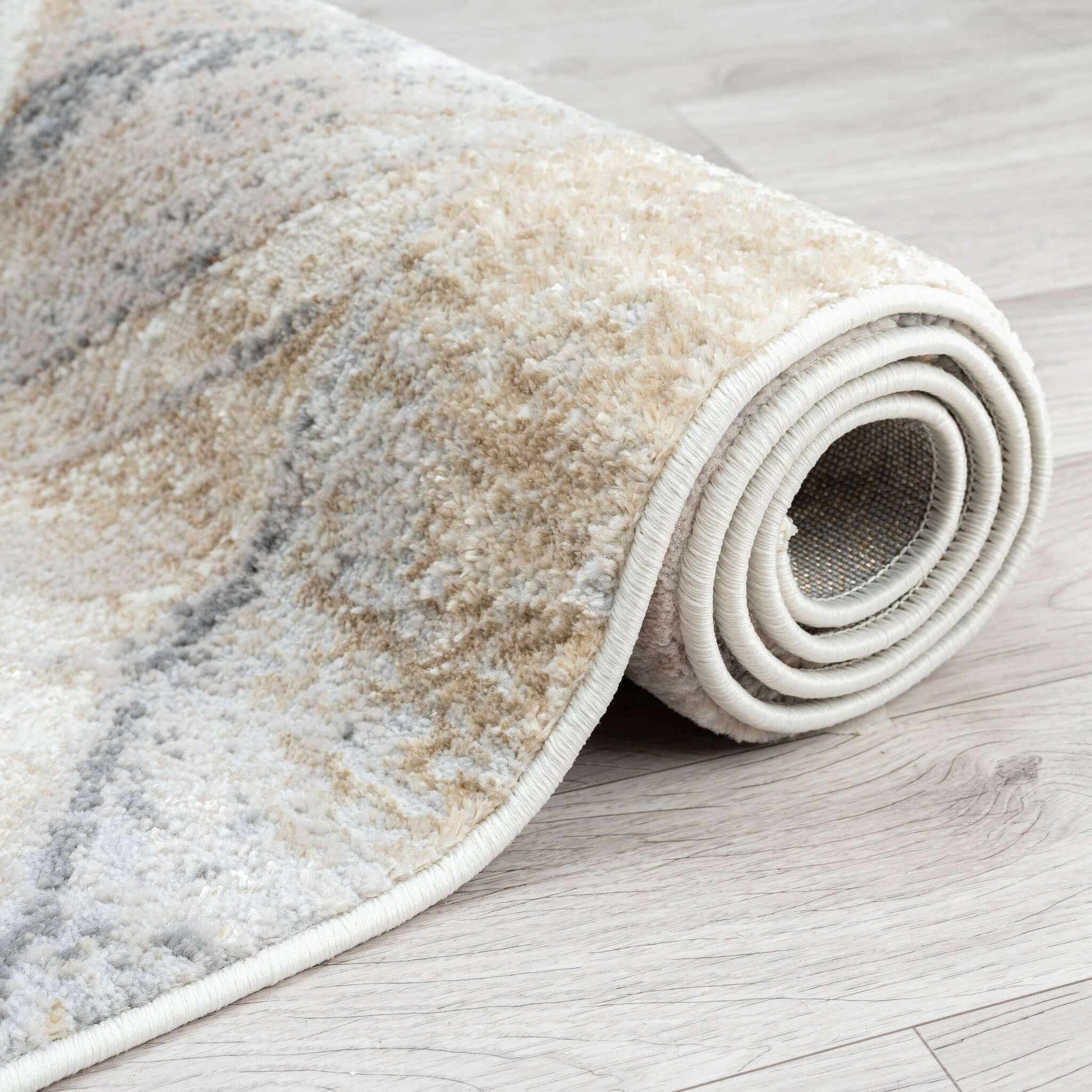 Avani Marble Durable Carpet Rug - Stone - 300x400