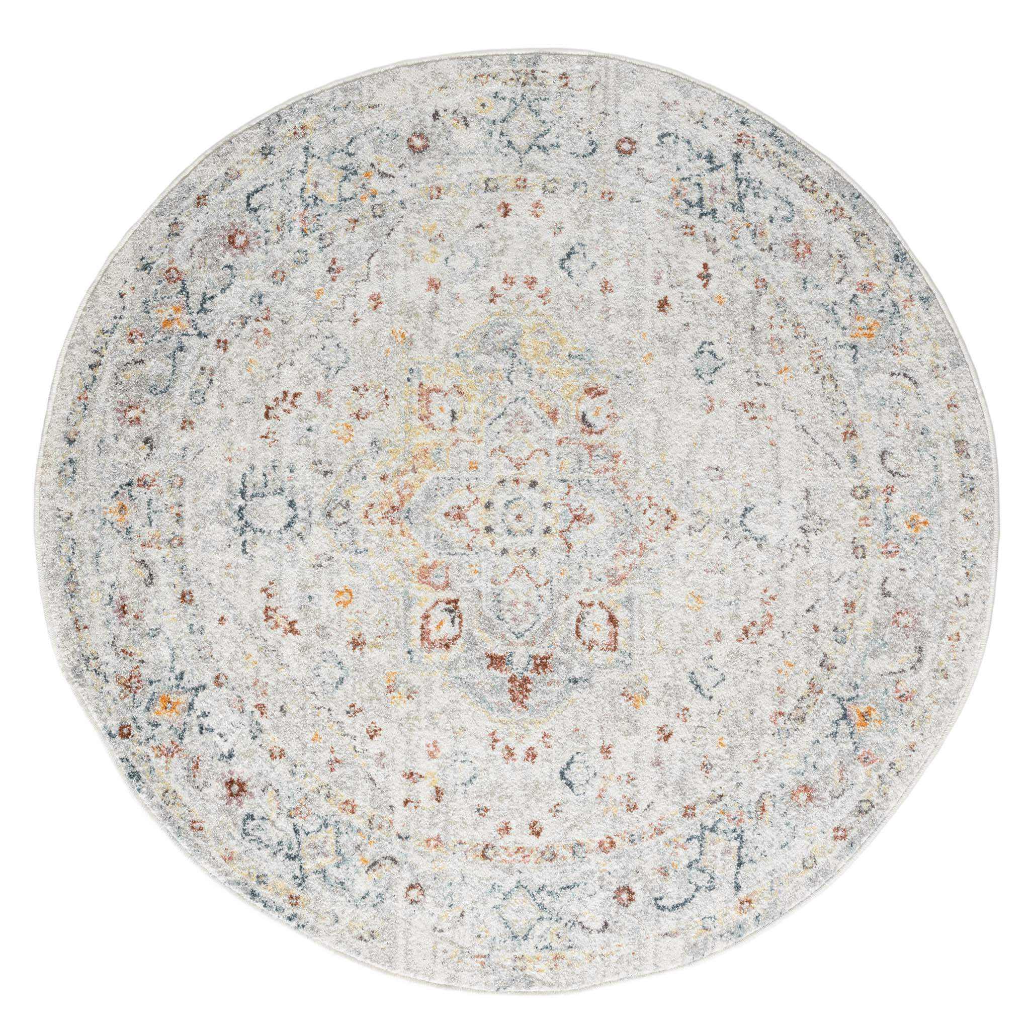 round persian carpet