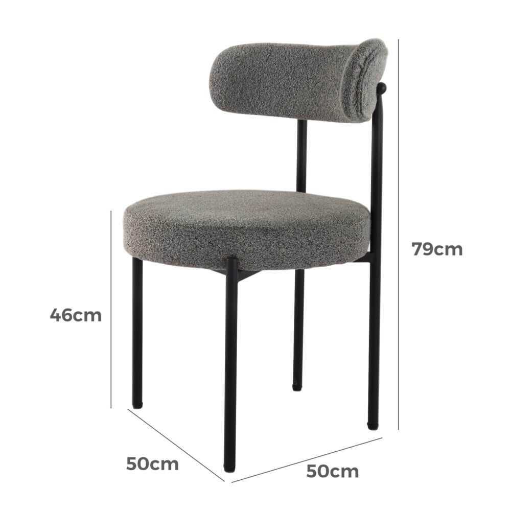 boucle chairs 