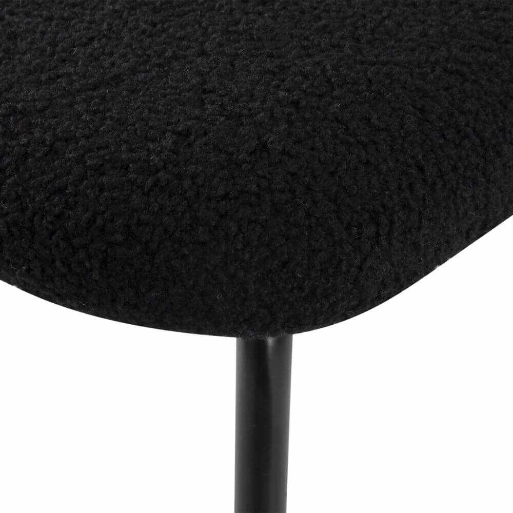 Charcoal Charm Armless Dining Room Chair Duo