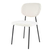 Fabric Dining chairs white