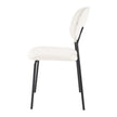 Fabric Dining chairs white