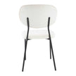 Fabric Dining chairs white