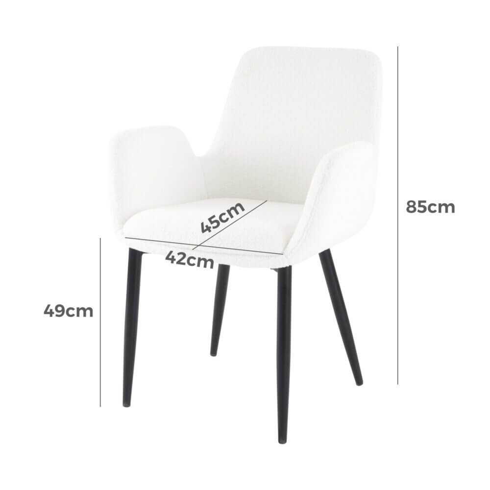 armrest dining chair 