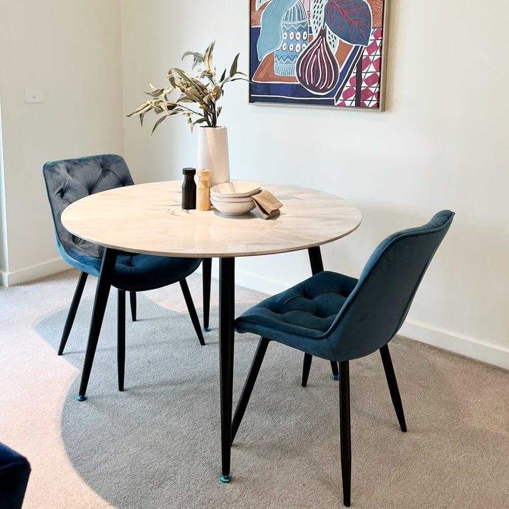 round small dining table for 4