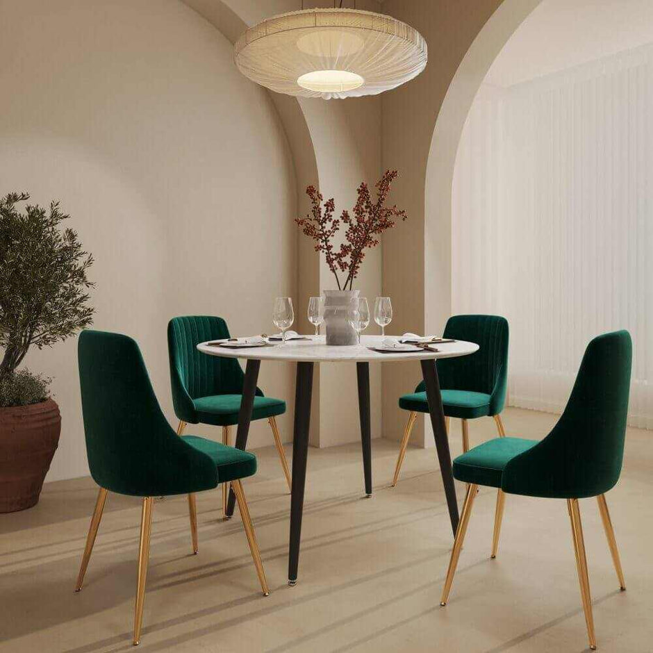 round small dining table for 4