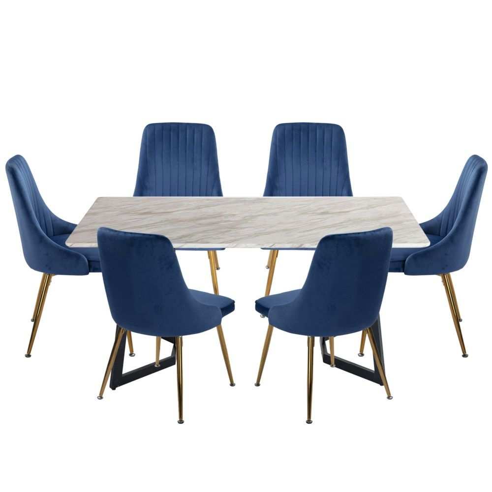 Marble Bliss Dining Set