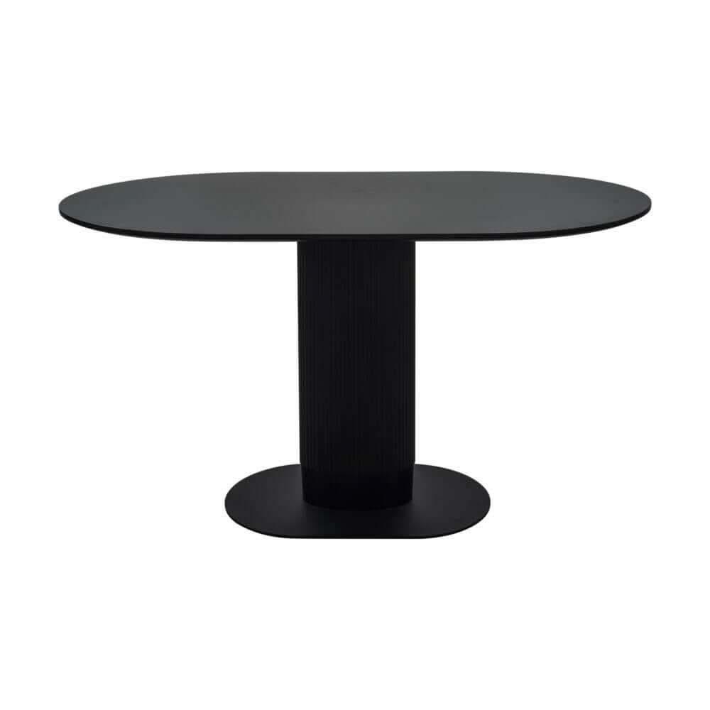 Clara Eclipse Oval Dining Table - Black