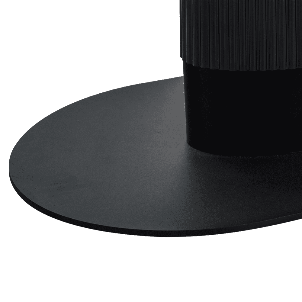 Clara Eclipse Oval Dining Table - Black