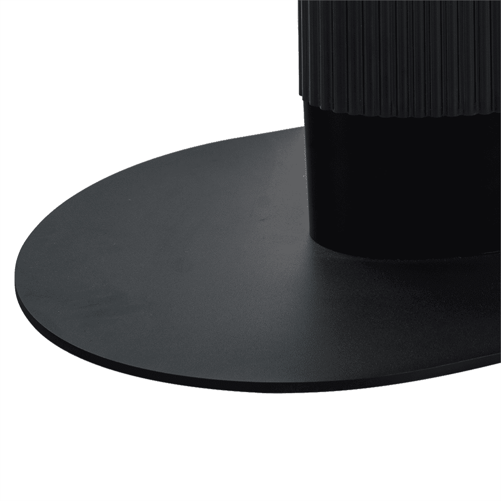 Clara Eclipse Oval Dining Table Black