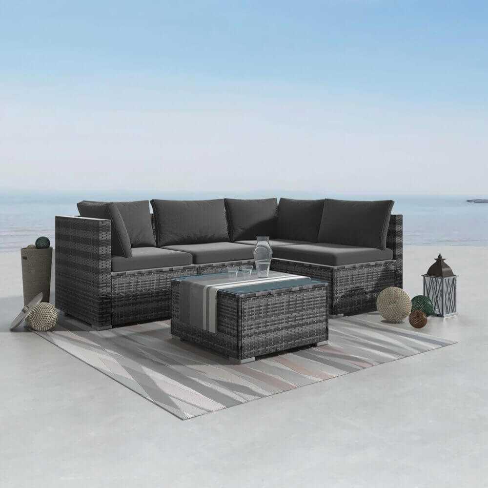 Outdoor Modular Lounge Sofa Bondi - Grey