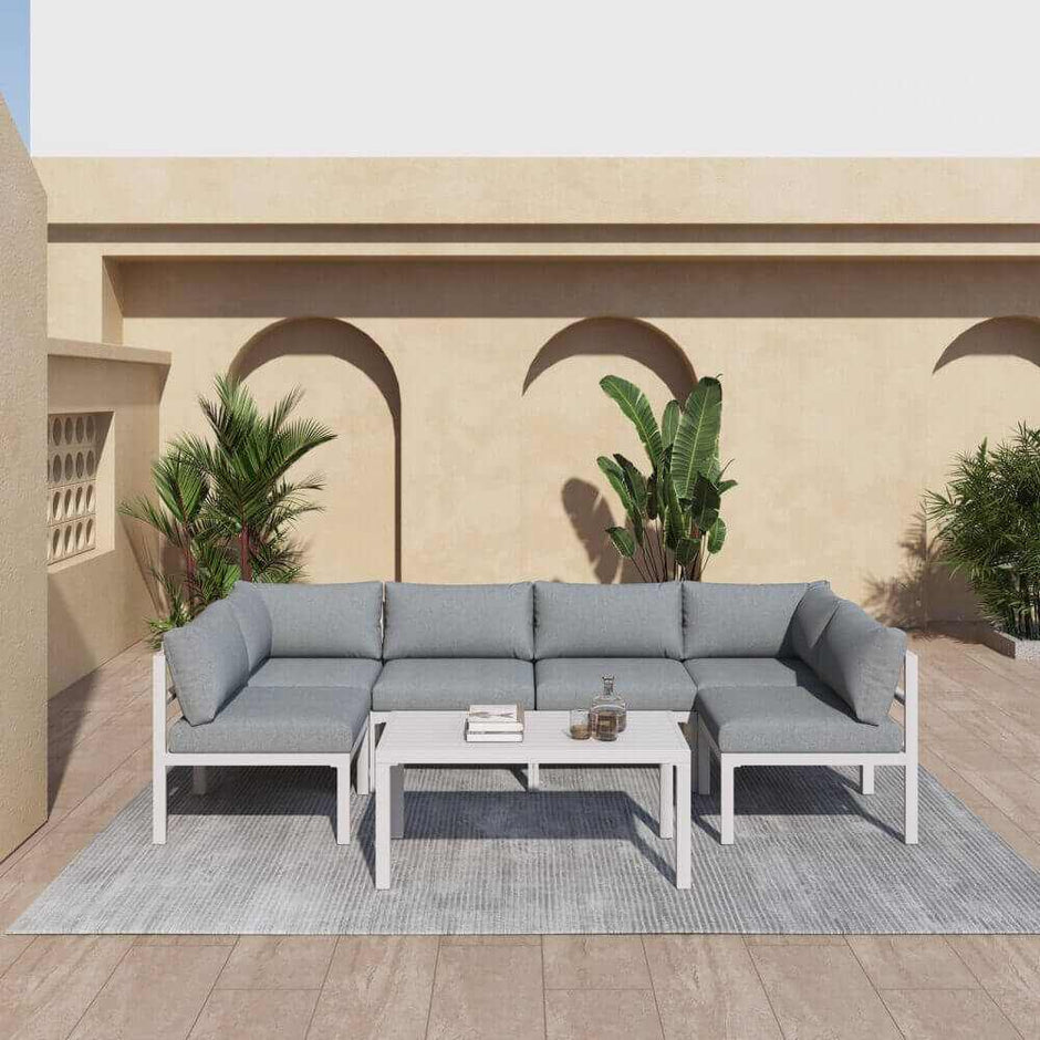 7 piece outdoor lounge 