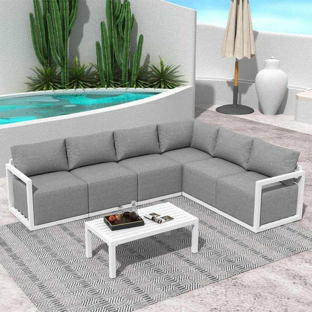 outdoor lounge aluminium