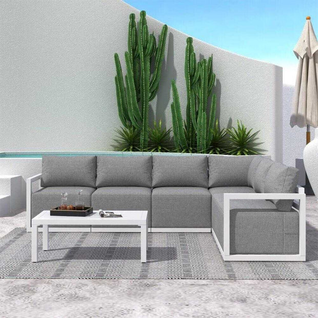 outdoor lounge aluminium