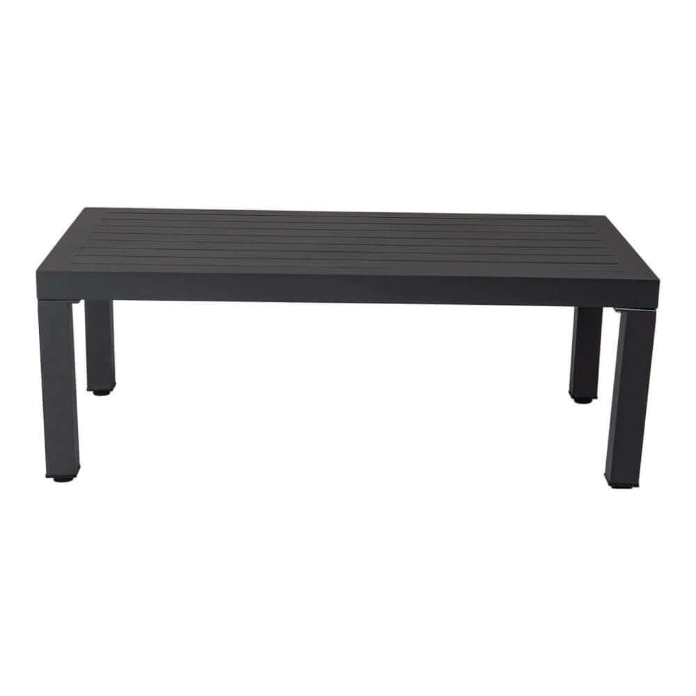 Four-Seat Alfresco Harmony Set Outdoor Furniture - Charcoal Grey