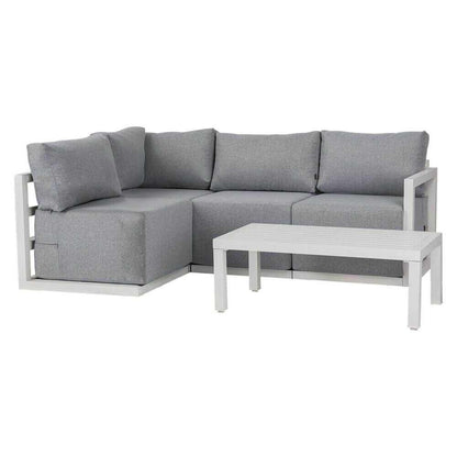 Four-Seat Alfresco Harmony Set Outdoor Furniture - Charcoal Grey